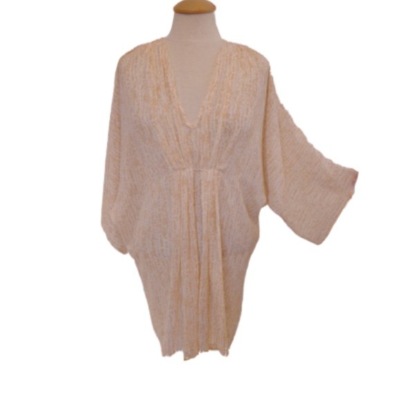 H&M Free Flowing Print Chiffon Tunic- Sz. 6 - Picture 1 of 5